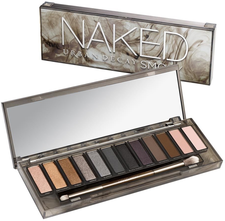 Палетка тіней для повік, 12 відтінків - Urban Decay Naked Smoky Eyeshadow Palette (тестер)