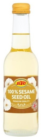 Кунжутное масло - KTC 100% Pure Sesame Seed Oil — фото N1