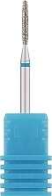 Фреза алмазная "Пуля" 244 016B, диаметр 1,6 мм, синяя - Nail Drill — фото N1