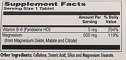 Пищевая добавка "Магний" - Kal Magnesium Triple Source Sustained Release 500 mg — фото N3