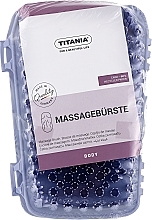 Масажер для тіла, антицелюлітний, блідо-синій - Titania — фото N1