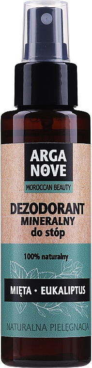 Дезодорант-спрей для ніг "М'ята і евкаліпт" - Arganove Mint Eucalyptus Dezodorant — фото N3
