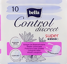 Духи, Парфюмерия, косметика Урологические прокладки для женщин, 10 шт. - Bella Control Discreet Super Bladder Control Pads