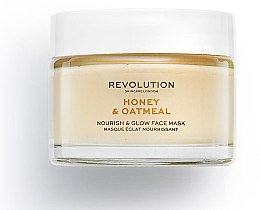 Парфумерія, косметика Маска для обличчя "Мед і вівсянка" - Makeup Revolution Honey & Oatmeal Nourish & Glow Face Mask