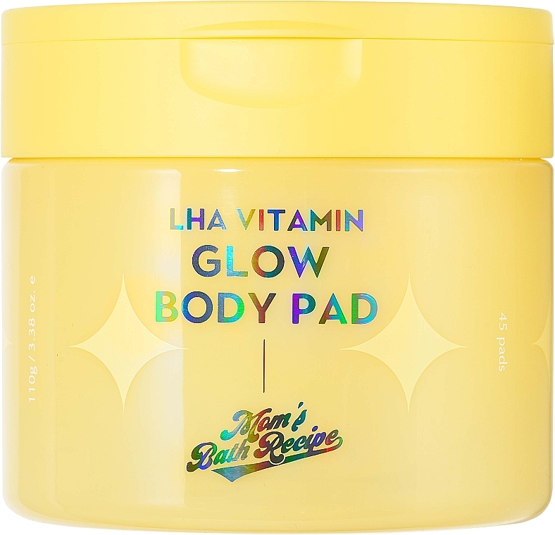 Пэды для тела - Mom's Bath Recipe LHA Vitam Glow Peeling Pad — фото N1