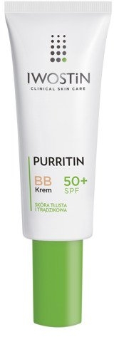 Захисний ВВ-крем для обличчя SPF 50+ - Iwostin Purritin BB Cream SPF 50+ — фото N1