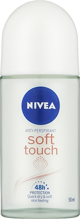 Антиперспірант кульковий для жінок - NIVEA Soft Touch Anti-Perspirant — фото N2