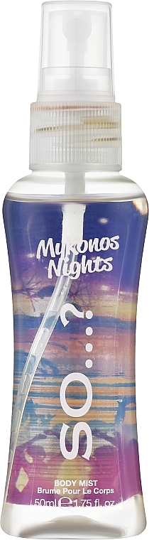 Спрей для тіла - So…? Mykonos Nights Waves Body Mist — фото N1