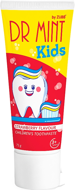 Зубна паста "Дитяча" - Dr. Mint By Zubb Kids Strawberry Flavour