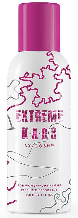 Gosh Copenhagen Extreme Kaos For Women - Дезодорант-спрей — фото N1