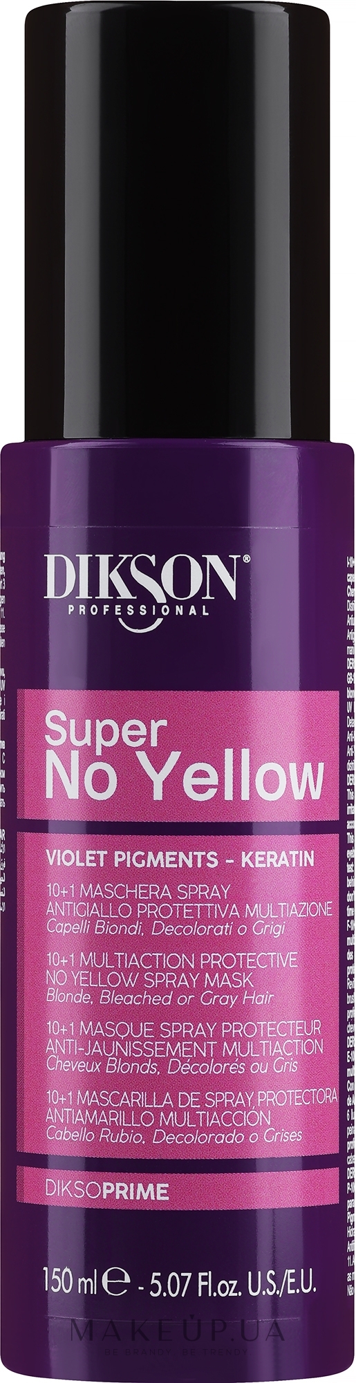 Спрей для нейтралізації жовтизни волосся - Dikson Super No-Yellow 12in1 Sprey — фото 150ml