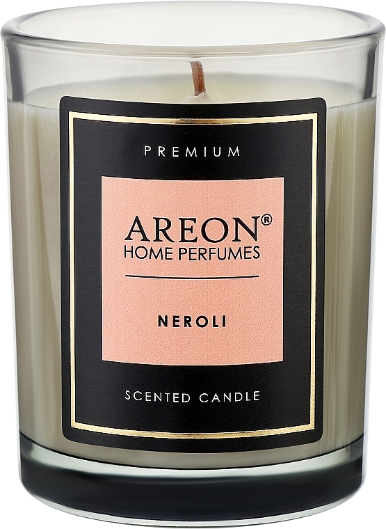 Ароматическая свеча - Areon Home Perfumes Premium Neroli Scented Candle — фото N1