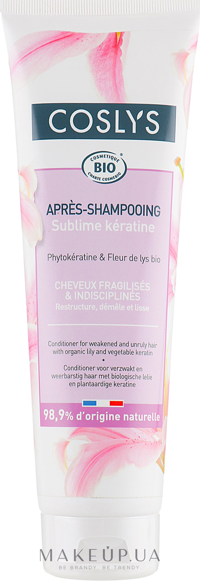 Кондиціонер для ламкого волосся - Coslys Sublime Keratine Conditioner — фото 250ml