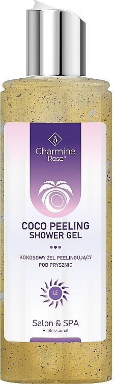 Кокосовый гель-пилинг для душа - Charmine Rose Coco Peeling Shower Gel — фото N1