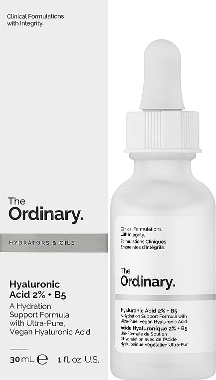 Сыворотка с гиалуроновой кислотой 2% + B5 - The Ordinary Hyaluronic Acid 2% + B5 — фото N2