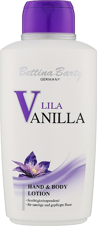 Лосьйон для рук і тіла "Фіолетова ваніль" - Bettina Barty Lila Vanilla Hand & Body Lotion — фото N1