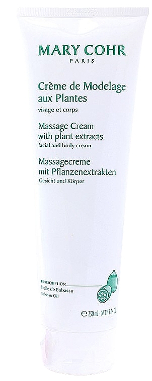 Масажний крем із рослинними екстрактами - Mary Cohr Massage Cream With Plant Extracts — фото N1