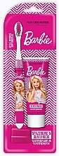 Парфумерія, косметика Набір - Naturaverde Kids Barbie Oral Care Set (toothpaste/25ml + toothbrush)