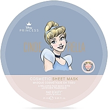 Парфумерія, косметика Тканинна маска розслаблювальна - Mad Beauty Pure Princess Relaxing Sheet Mask Cinderella