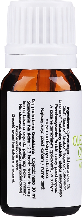 Ефірна олія лемонграса - Natur Planet Essential Lemongrass Oil — фото N2