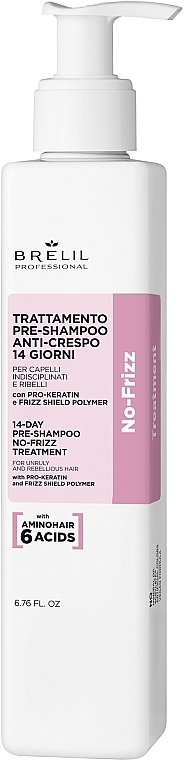 Засіб для усунення пухнастості - Brelil No-Frizz Treatment 14-Day Pre-Shampoo No-Frizz Treatment — фото N1