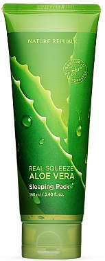 Ночная маска для лица - Nature Republic Real Squeeze Aloe Vera Sleeping Pack