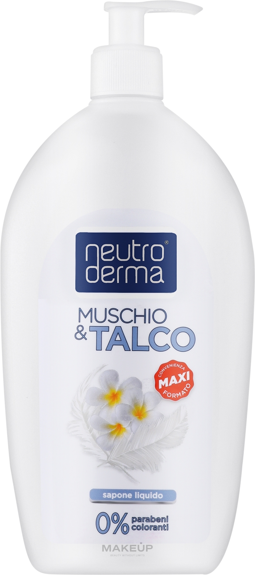 Жидкое мыло для рук "Мускус и Тальк" - Neutro Derma Muschio & Talco — фото 1000ml