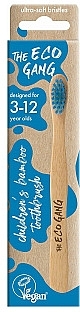 Зубная щетка для детей, 3-12 лет, мягкая, голубая - Xpel Marketing Ltd The Eco Gang Toothbrush — фото N1