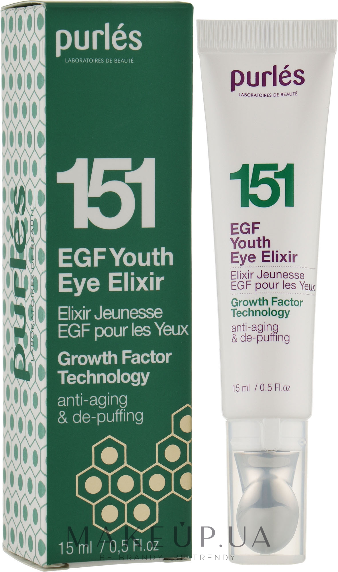Эликсир молодости для глаз - Purles Growth Factor Technology 151 Youth Eye Elixir — фото 15ml