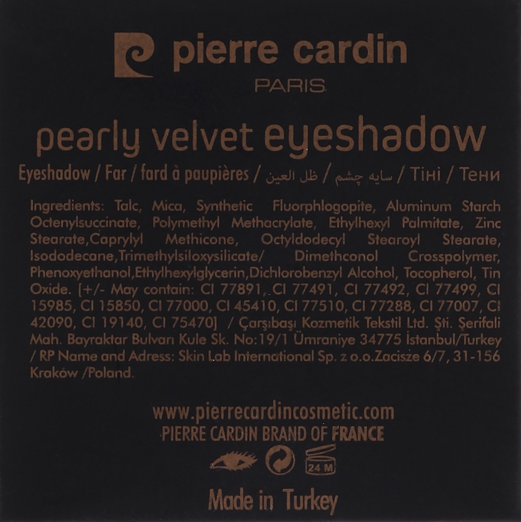 Тіні для повік - Pierre Cardin Pearly Velvet Eyeshadow — фото N3