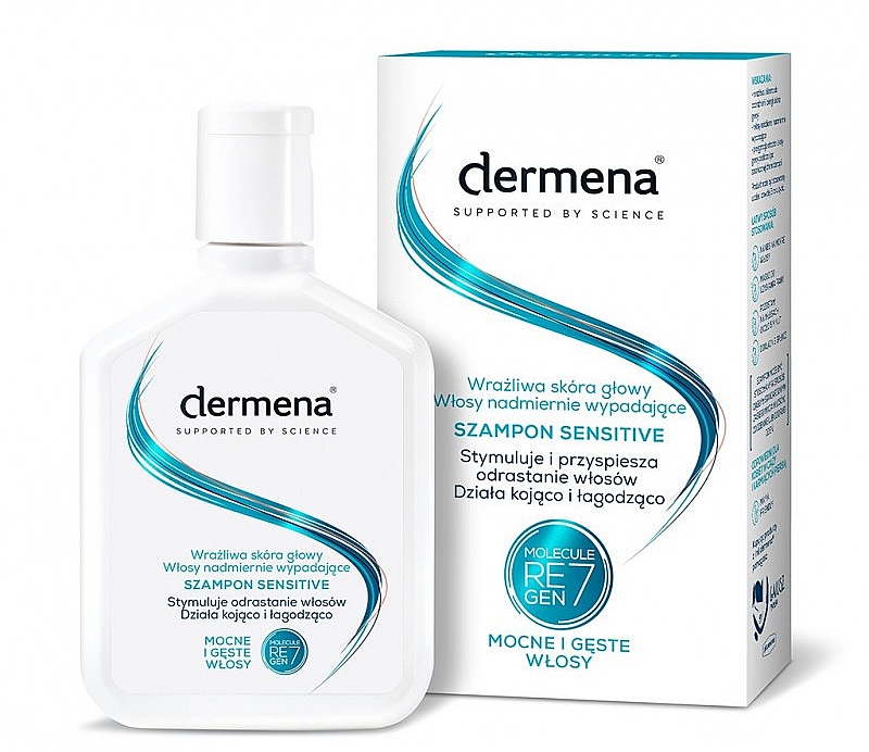Шампунь для чувствительной кожи головы - Dermena Hair Care Sensitive Shampoo — фото N1