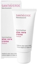 Духи, Парфюмерия, косметика Крем для лица с алоэ вера питательный - Santa Verde Foundat Facial Care Medium Aloe Vera Cream (мини)