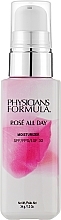Зволожувальний крем для обличчя - Physicians Formula Rosé All Day Moisturizer SPF 30 — фото N1