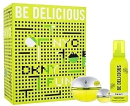 Парфумерія, косметика DKNY Be Delicious - Набір (edp/100ml + sh/mousse/150ml + edp/mini/7ml)