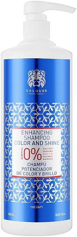 Шампунь для окрашенных волос - Valquer Shampoo Shine And Colour Enhancer — фото N2