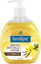 Духи, Парфюмерия, косметика Жидкое мыло - Pollena Savona Familijny Vanilla Creamy Liquid Soap