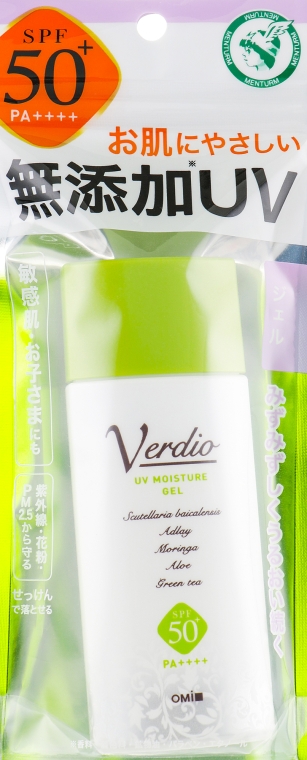 Гель солнцезащитный для чувствительной кожи - Omi Brotherhood Verdio UV Moisture Gel SPF 50+ — фото N2
