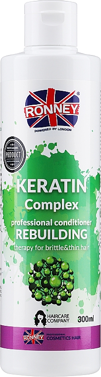 Кондиционер для волос - Ronney Professional Keratin Complex Rebuilding Conditioner — фото N2
