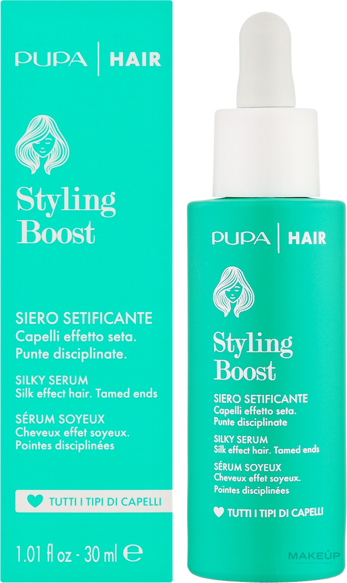 Сыворотка для волос - Pupa Styling Boost Silky Serum — фото 30ml