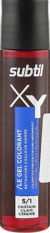 Гелевая краска для волос 5-1 - Laboratoire Ducastel Subtil XY Men Gel Colorant — фото N1