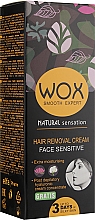 Парфумерія, косметика Крем для депіляції обличчя "Чутливий" - WOX Smooth Expert Hair Removal Cream Face