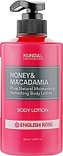 Лосьон для тела "Английская роза" - Kundal Honey & Macadamia Body Lotion English Rose — фото N3