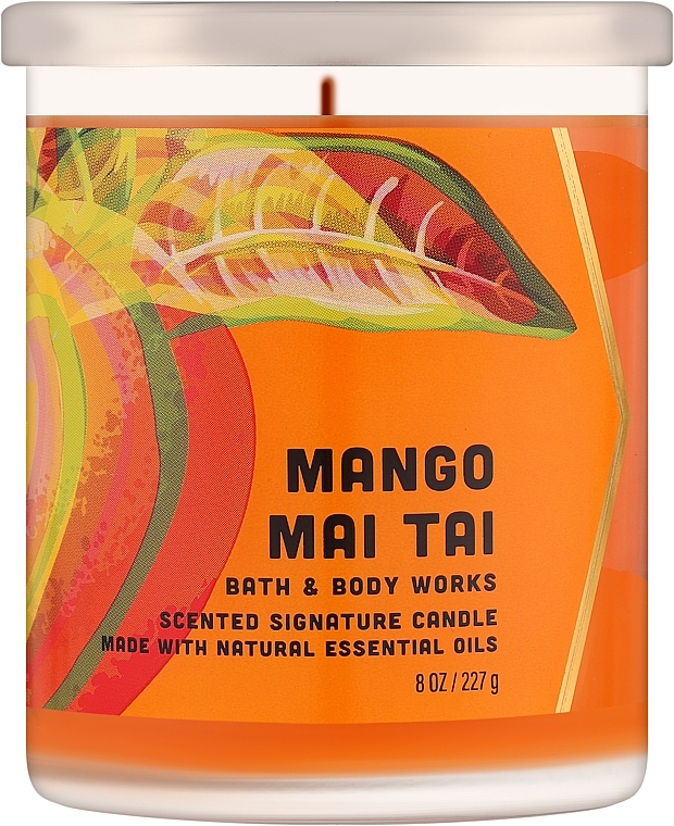 Аромасвеча - Bath and Body Works Mango Mai Tai Candle — фото N1