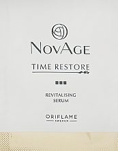 Парфумерія, косметика Омолоджувальна сироватка для обличчя й шиї - Oriflame NovAge Time Restore Revitalising Serum (пробник)