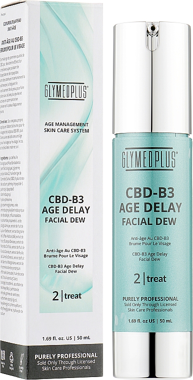 GlyMed Plus Age Management CBD B3 Age Delay Facial Dew 