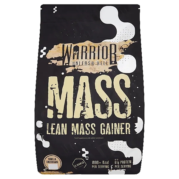 Протеїновий гейнер, ванільний чизкейк - Warrior Mass Lean Mass Gainer Vanilla Cheesecake — фото N1