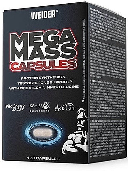 Гейнер, капсулы - Weider Mega Mass Capsules — фото N1