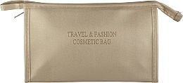 Косметичка CS1133G, золото - Cosmo Shop Travel & Fashion Cosmetic Bag — фото N1