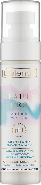 Крем-тоник для лица, увлажняющий - Bielenda Beauty CEO Drink Me Up