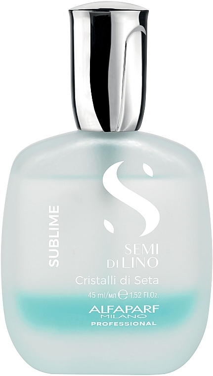 Двухфазная сыворотка для разглаживания волос - Alfaparf Semi Di Lino Sublime Cristalli di Seta